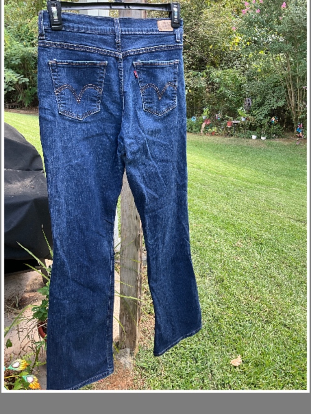 Levi’s •Y2K  Dark Wash Stretch Bootcut Jeans • 10 Long - Picture 11 of 11